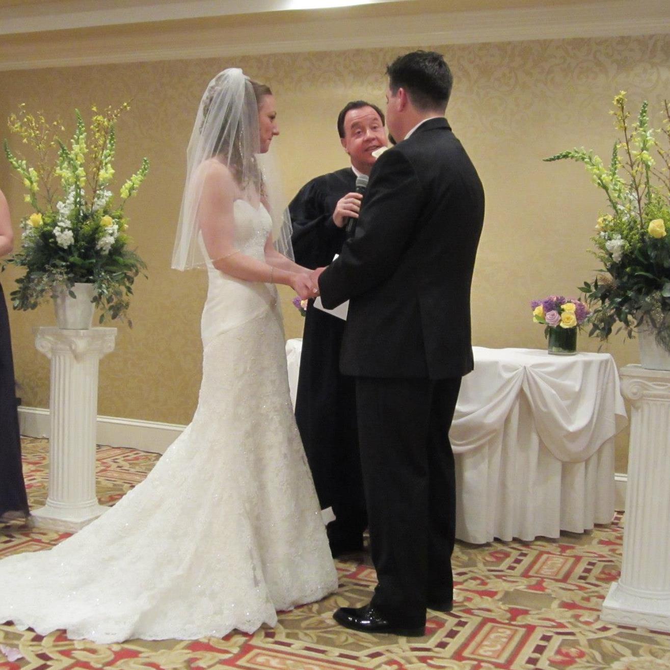 My husband and I at our wedding My husband and I at our wedding