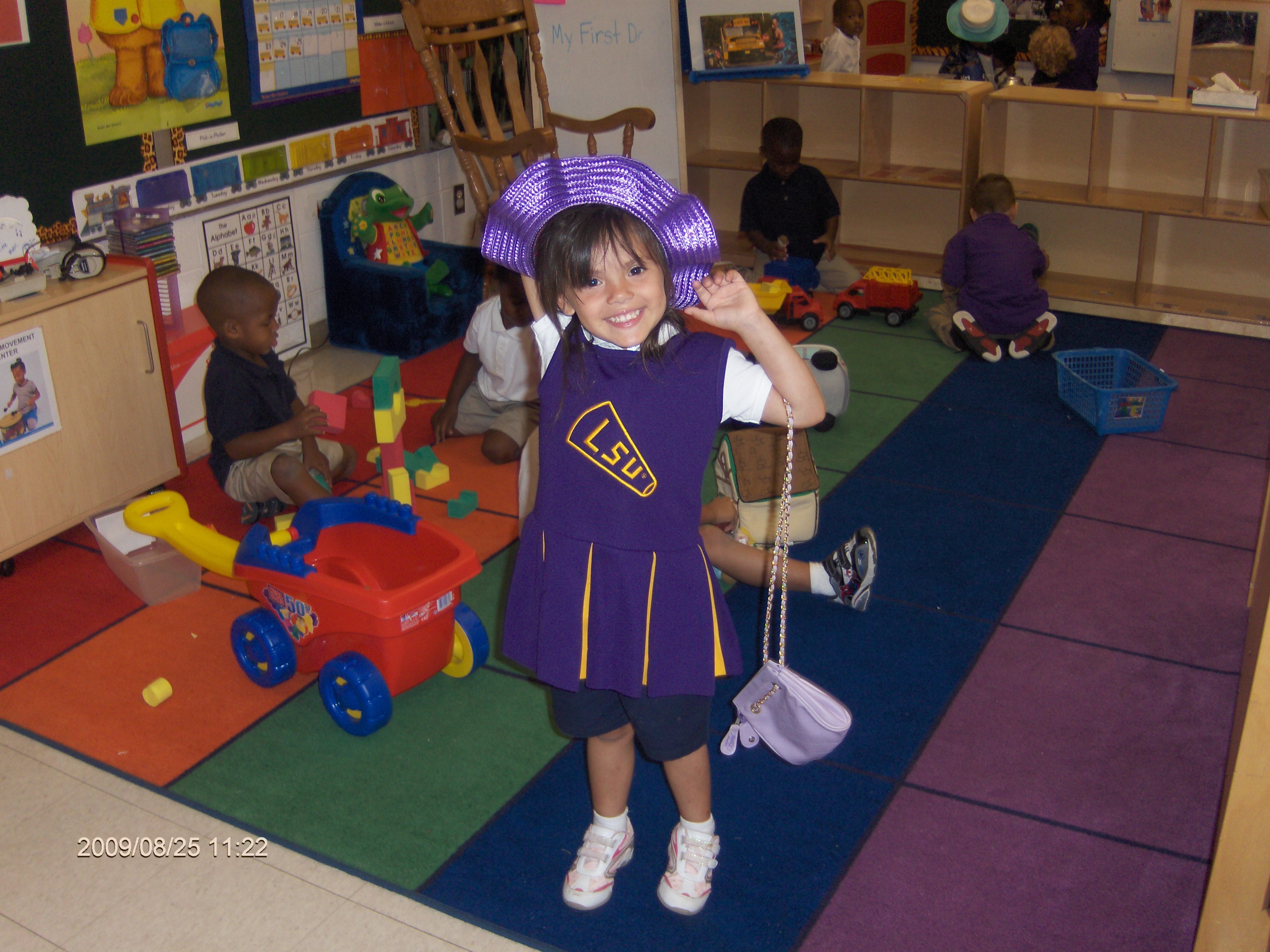 Abigail showing her spirit